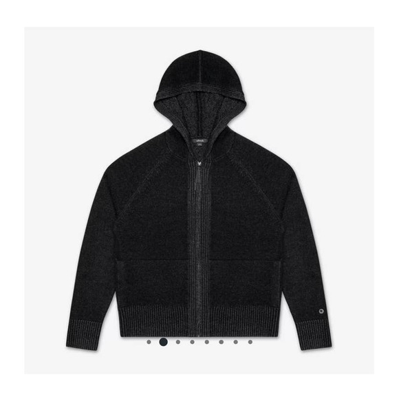 allbirds Other - NWT allbirds The Hoodie full zip merino wool hooded sweater - XL - black - XL